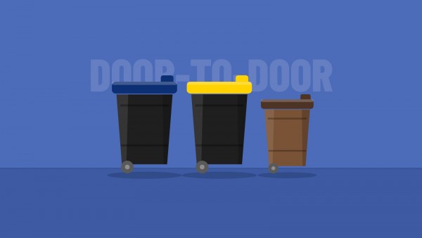 Režim „door-to-door“ zahrnuje třídění odpadu na papír, plast i bioodpad pro rodinné domy.