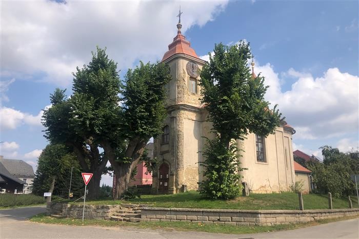 Kostel v Bukovně, který by v budoucnu mohl využít prostředky z ITI.