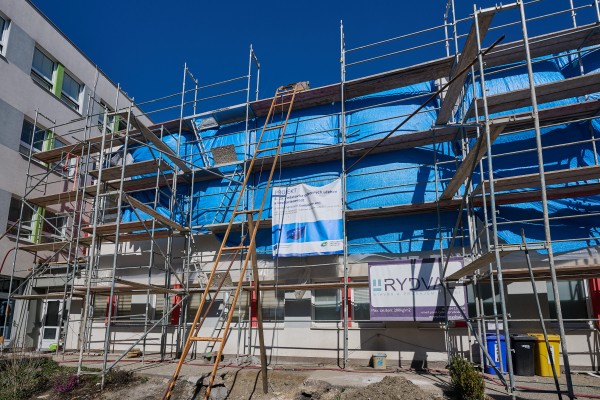 Snímek z průběhu realizace projektu v březnu 2025.