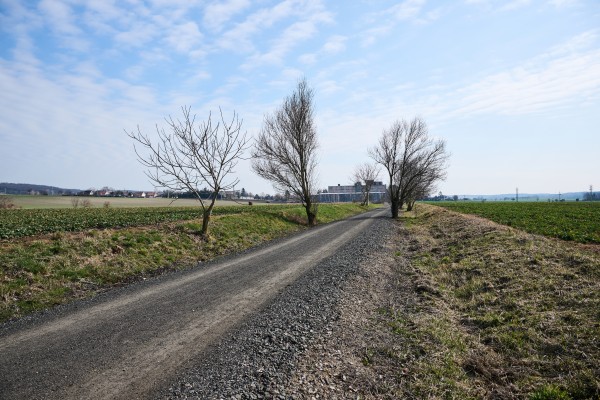 Dokončená cyklostezka Dobrovice - Ledce v březnu 2025.