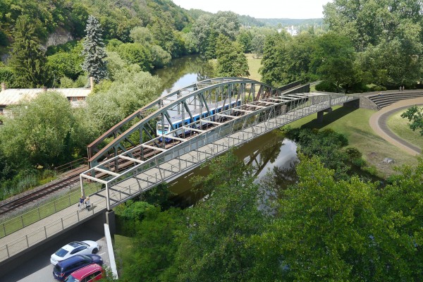 Vizualizace nábřežní cyklostezky