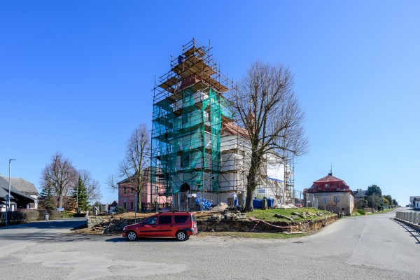 Průběh realizace projektu v březnu 2025.