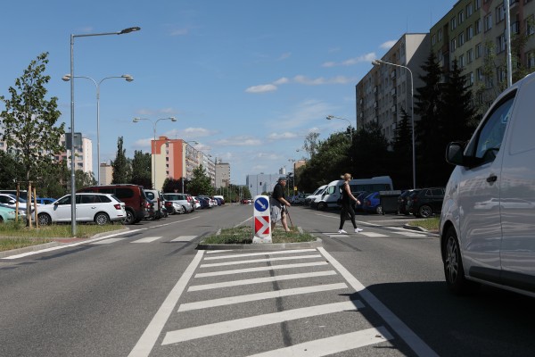 Přechod pro chodce – ulice Jana Palacha, Mladá Boleslav