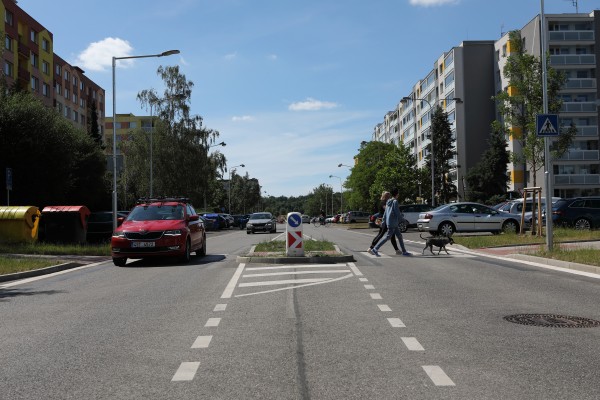 Přechod pro chodce – ulice Jana Palacha, Mladá Boleslav
