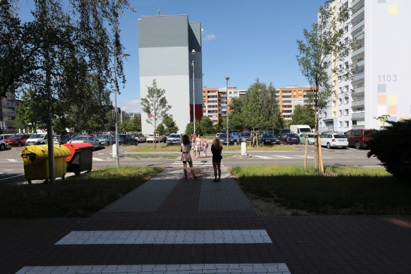 Přechod pro chodce – ulice Jana Palacha, Mladá Boleslav