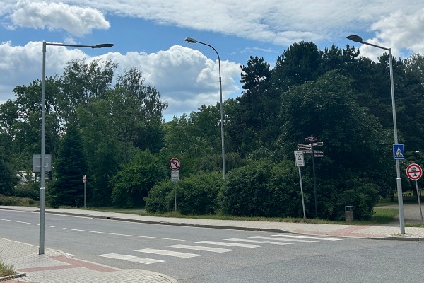 Přechody pro chodce – ulice Na Celně, Mladá Boleslav