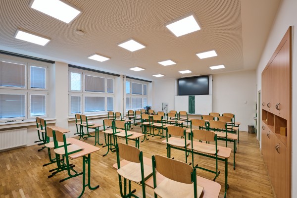 Zmodernizované učebny na ZŠ Studentská v Mnichově Hradišti.