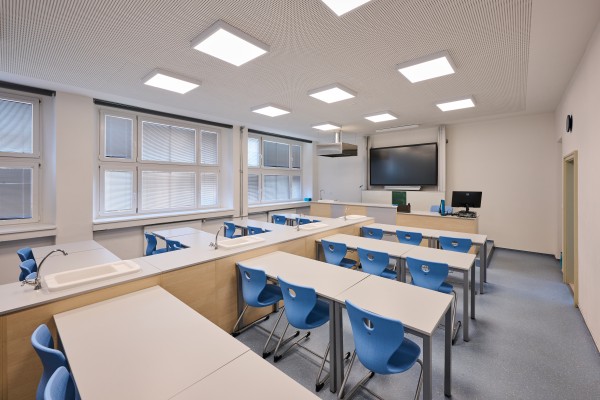 Zmodernizované učebny na ZŠ Studentská v Mnichově Hradišti.