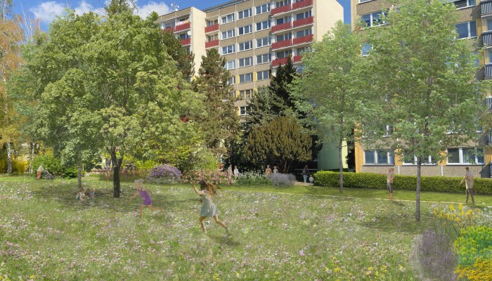 Revitalizace vnitrobloku Pezinská
