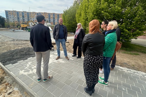 Pracovní skupina v čele s prvním náměstkem primátora Jiřím Bouškou.