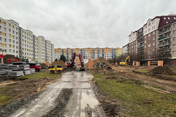 Setkání u příležitosti zahájení realizace projektu Zlepšení mikroklimatických podmínek v lokalitě Na Radouči v únoru 2024.